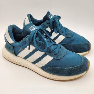 Adidas I-5923 Petrol Night Womens 8.5 EU 40 2/3 Turquoise Retro Style Sneakers